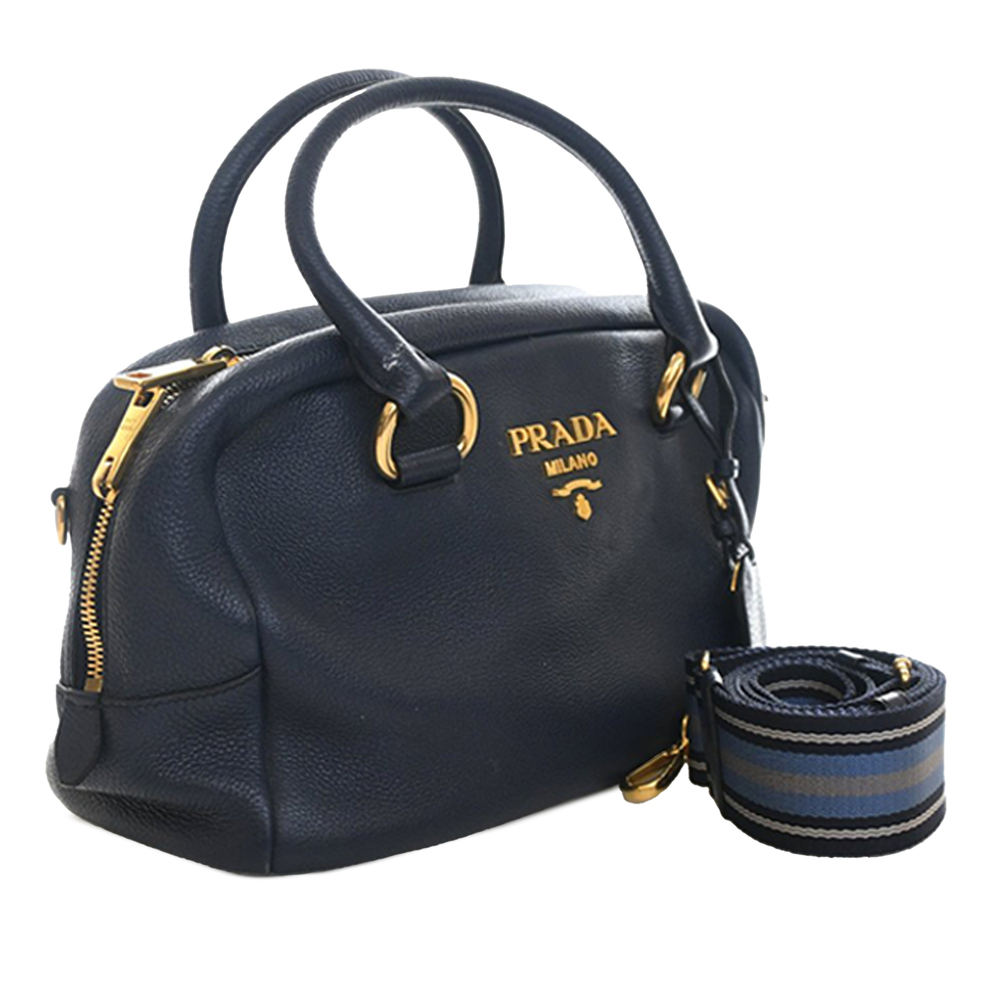 Pre-Loved Prada Vitello Phenix Bauletto Satchel - Picture 4 of 12